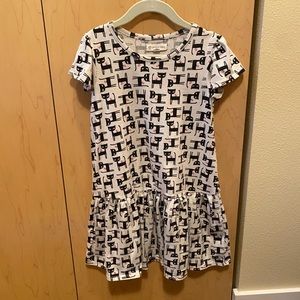 Tucker + Tate short sleeve dress 🐈‍⬛ print